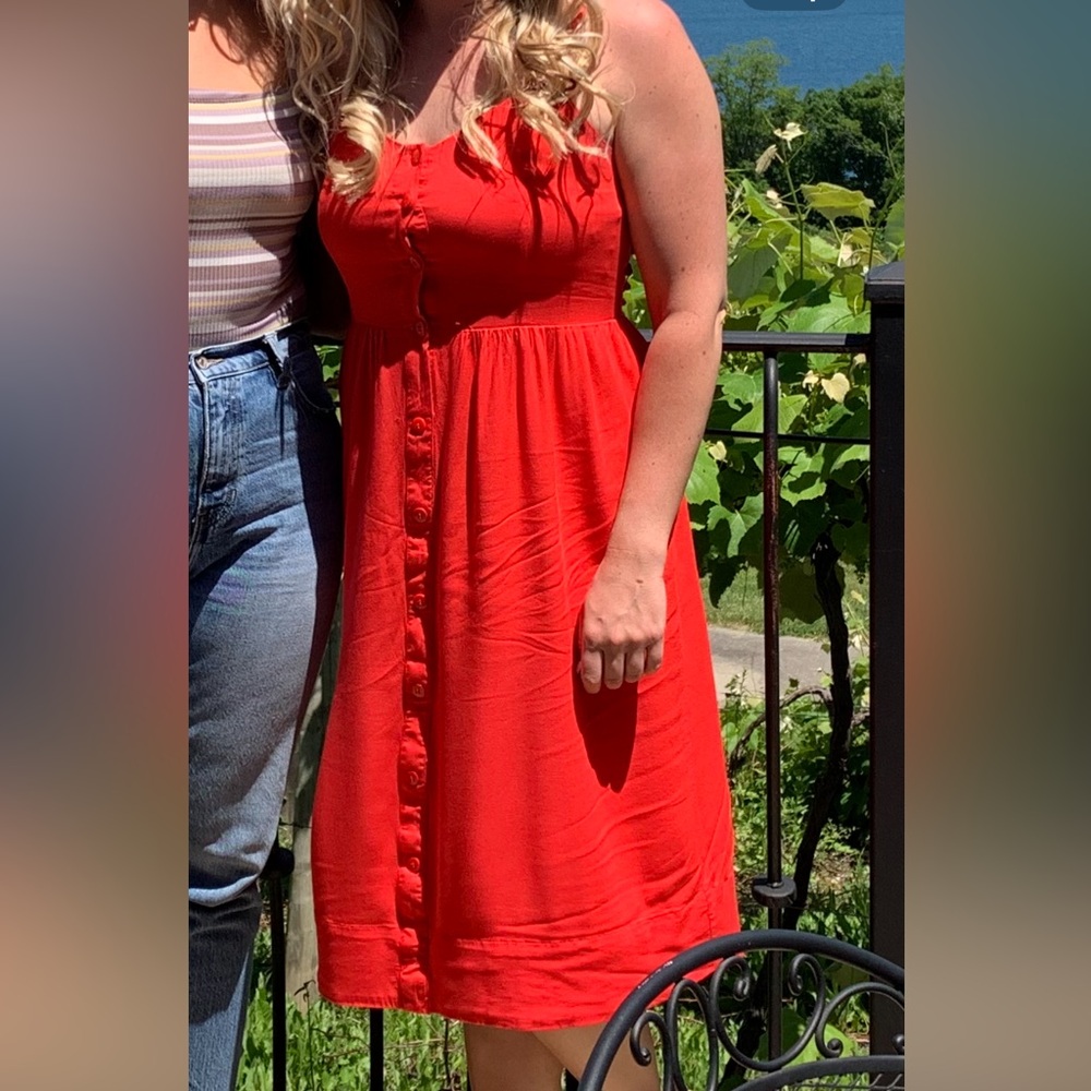 41 Hawthorn Spring Red Dress
